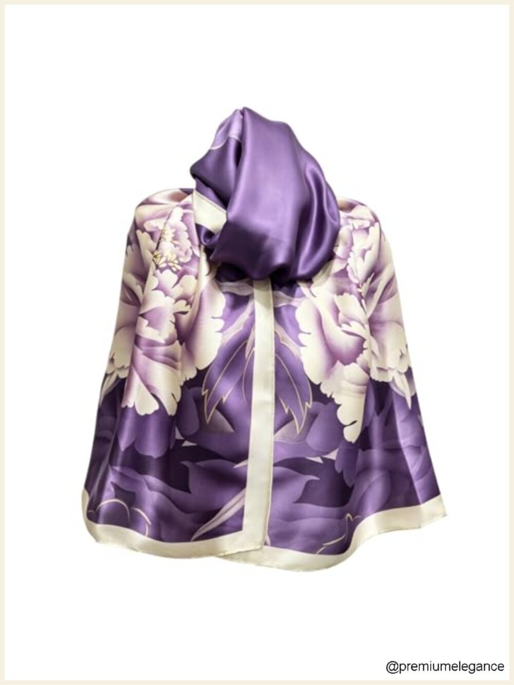 Large Satin Scarf Shawl Wrap Lightweight